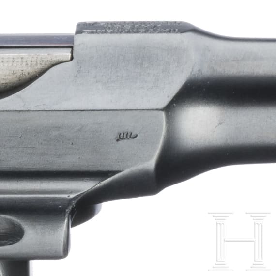 A cased Mauser C 96 "Fixed Sight 6-Shot Flatside Bolo" (officer's six-shooter)