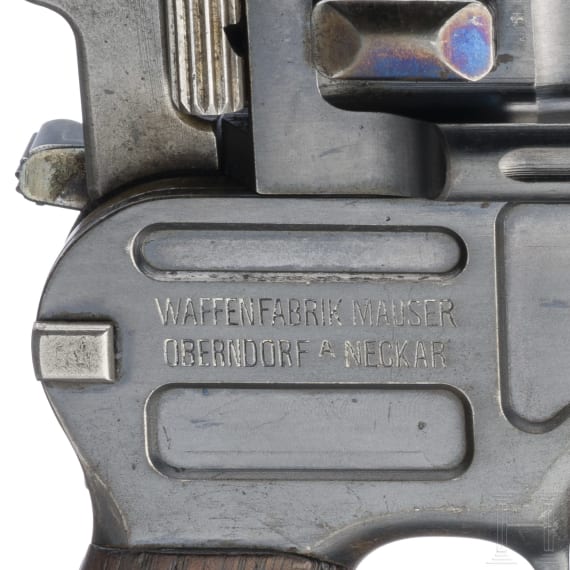 A Mauser C 96, Fixed Sight "Reinforced Chamber 6-Shot Large Ring Hammer"