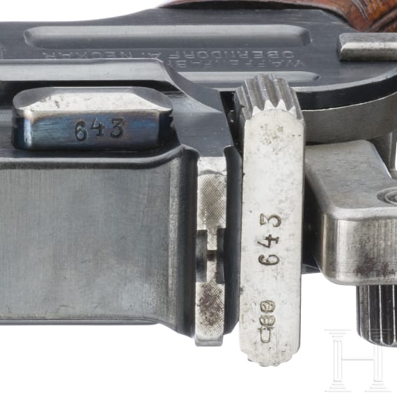 A Mauser C 96 Fixed Sight "Late 6-Shot Small Ring Hammer"