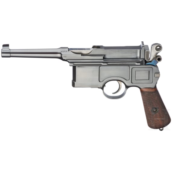 A Mauser C 96 Bolo "Reinforced Chamber" Small Hammer 6-Lader