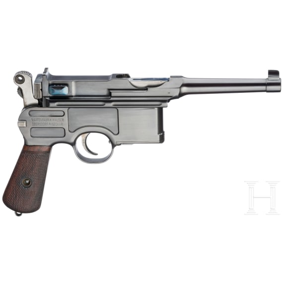 A Mauser C 96 Bolo "Reinforced Chamber" Small Hammer 6-Lader