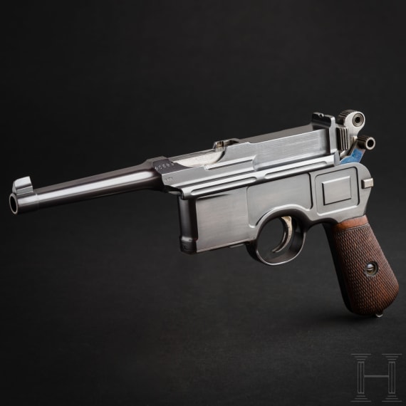 A Mauser C 96 Bolo "Reinforced Chamber" Small Hammer 6-Lader