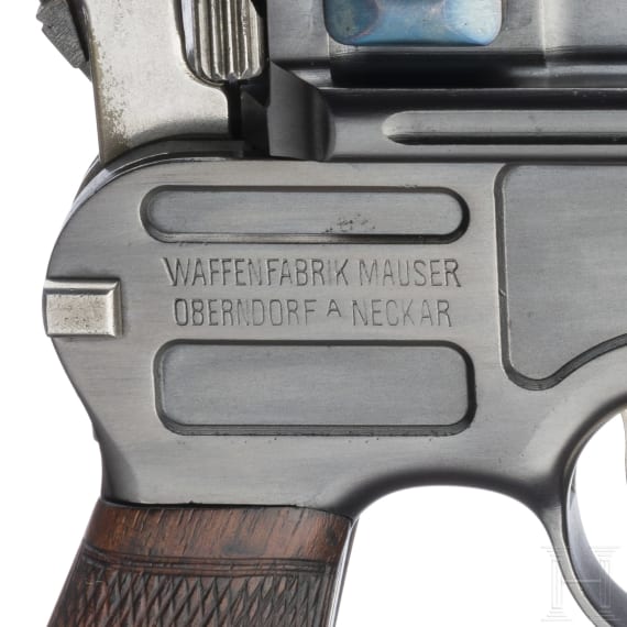 A Mauser C 96 Bolo "Reinforced Chamber" Small Hammer 6-Lader