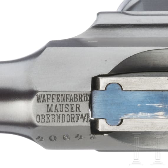 A Mauser C 96 Bolo "Reinforced Chamber" Small Hammer 6-Lader