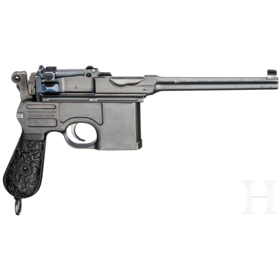 Mauser C 96 "Early Small Ring Hammer", with shoulder stock