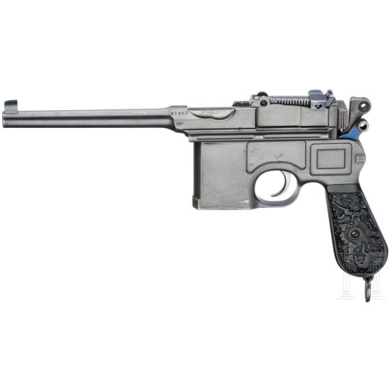 Mauser C 96 "Early Small Ring Hammer", with shoulder stock