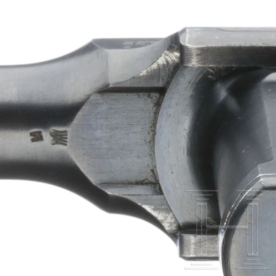 A Mauser C 96, "Late Siamese Pre War Small Ring Hammer", with shoulder stock and leather harness