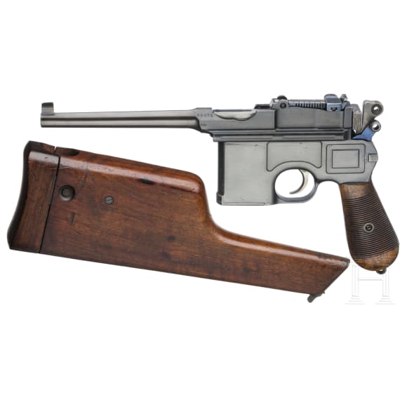 Mauser C 96, Mauser Banner, mit Kasten