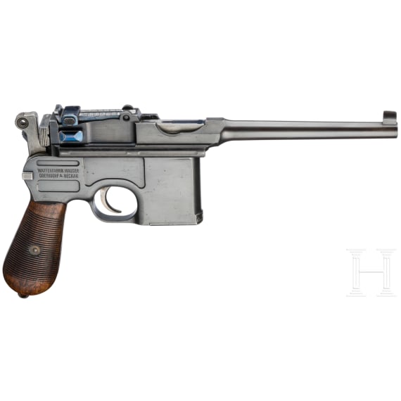 Mauser C 96, Mauser Banner, mit Kasten