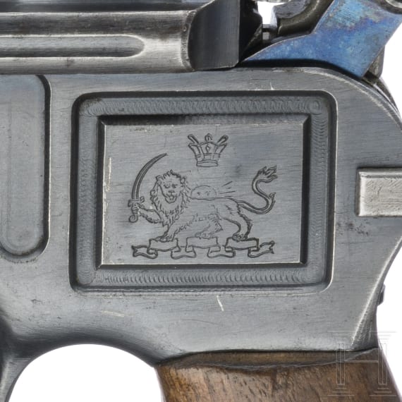 A Mauser C 96, Prewar Small Ring Hammer, Persian Contract, with holster