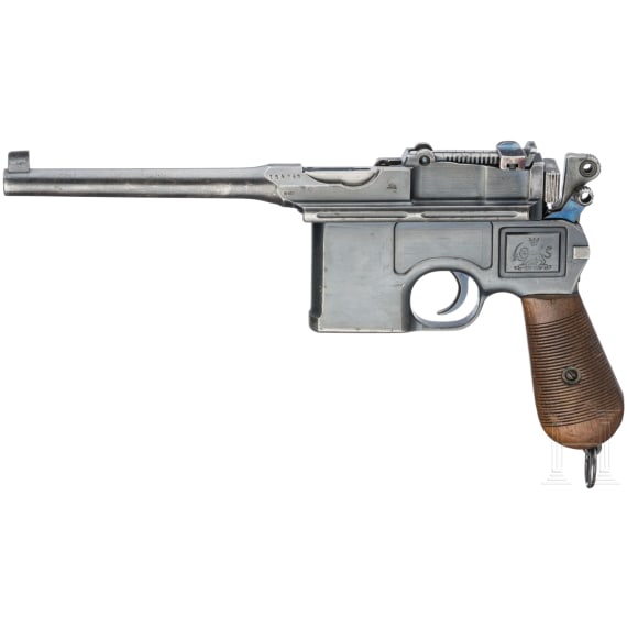 A Mauser C 96, Prewar Small Ring Hammer, Persian Contract, with holster