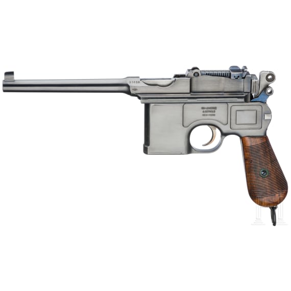 A Mauser C 96 "Prewar Commercial", USA, with shoulder stock