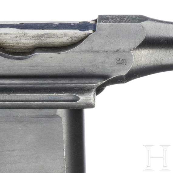 A Mauser C 96, "Prewar Commercial", with shoulder stock; Imperial Army