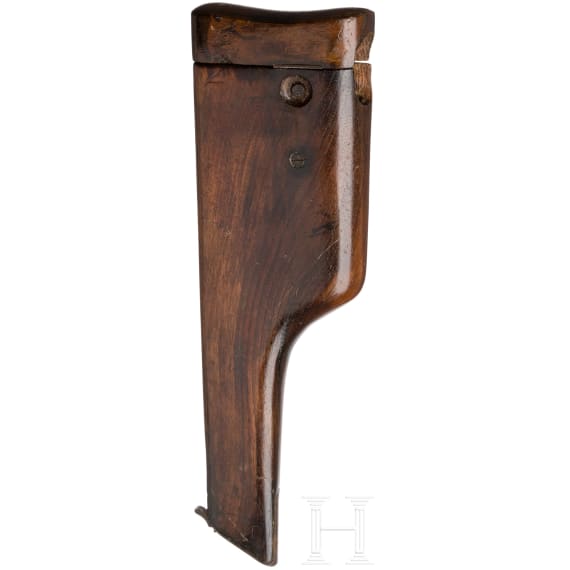 A Mauser C 96, "Prewar Commercial", with shoulder stock; Imperial Army