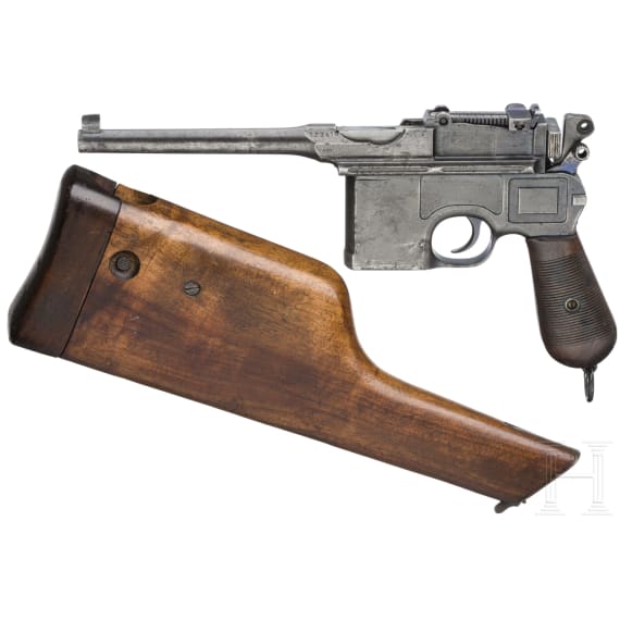 Mauser C 96 "Prewar Commercial", mit Kasten