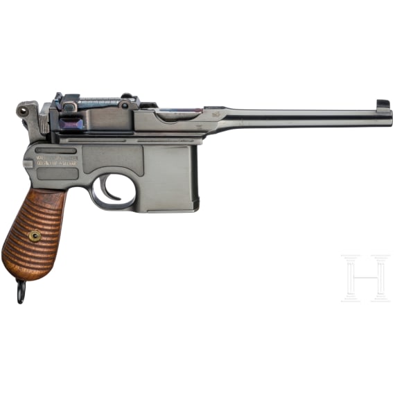 Mauser C 96, "Wartime Commercial", with shoulder stock