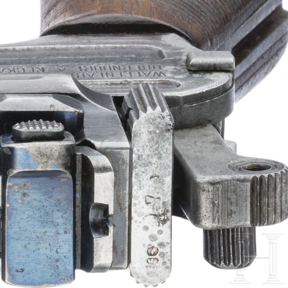 Mauser C 96, "Wartime Commercial", with shoulder stock and leather harness