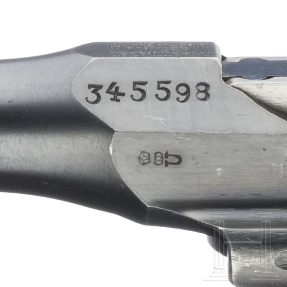 A Mauser C 96, "Wartime Commercial", with shoulder stock and leather harness, Imperial Army