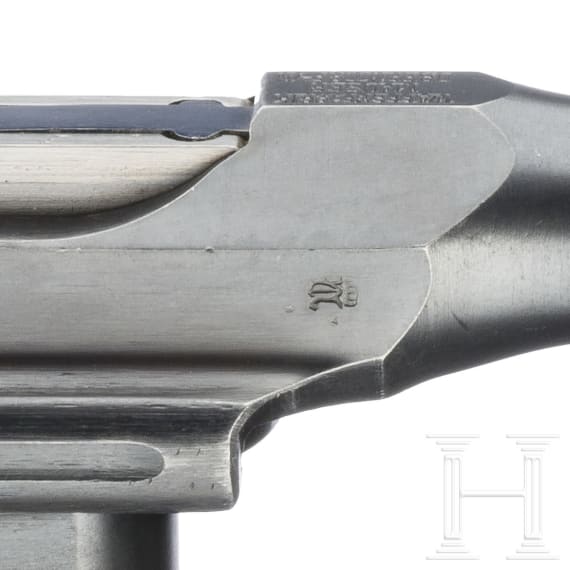 A Mauser C 96, "Wartime Commercial", with shoulder stock and leather harness, Imperial Army