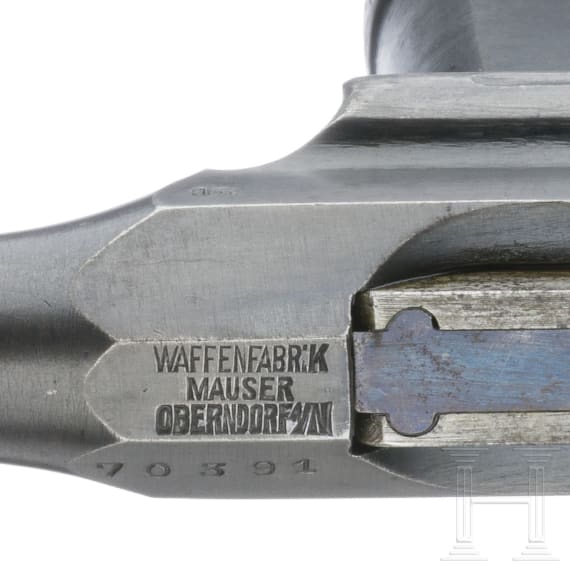 Mauser C 96/16, with shoulder stock