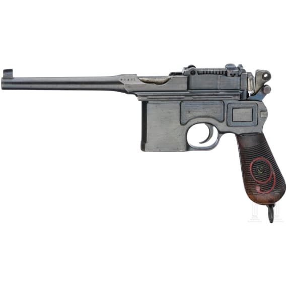 Mauser C 96/16, with shoulder stock
