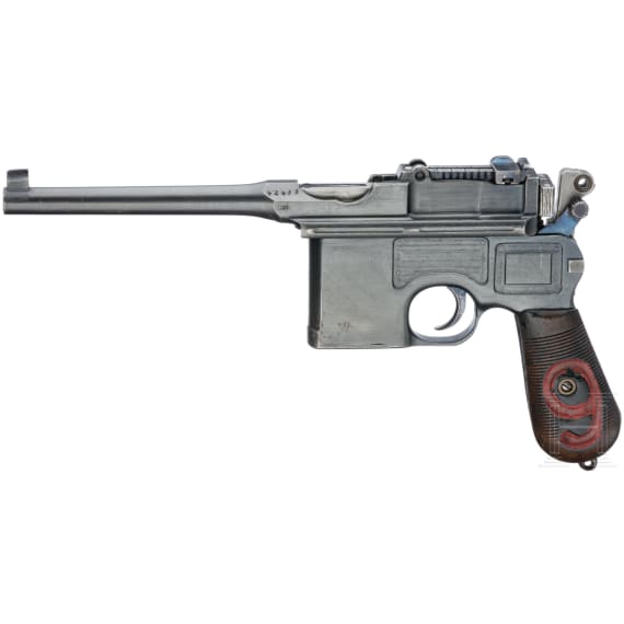 Mauser C 96/16, mit Anschlagkasten