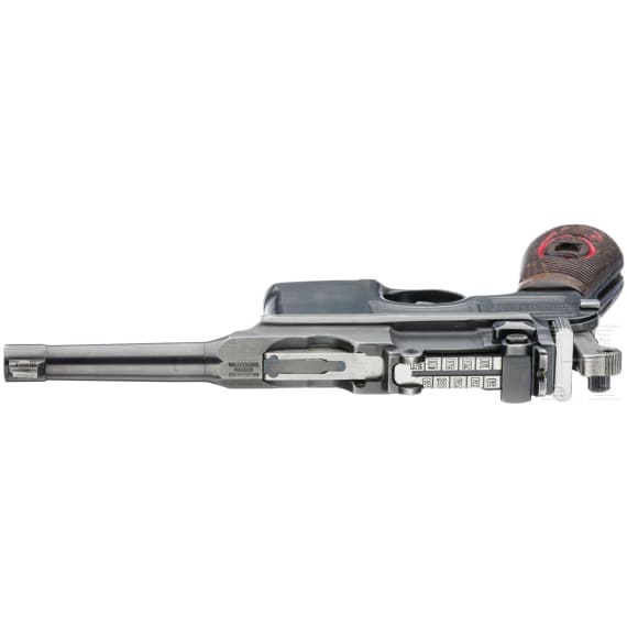 Mauser C 96 "Luger-Barreled 1920 Rework", with shoulder stock