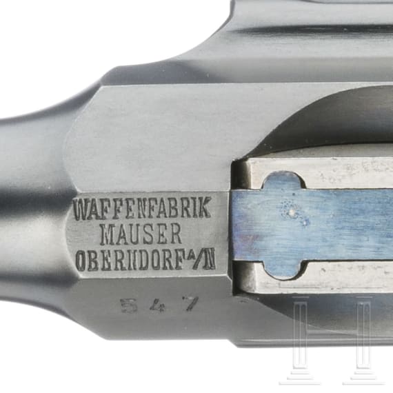 A Mauser C 96, "Small Ring Hammer", 20-Loader, Bolivian contract (?)