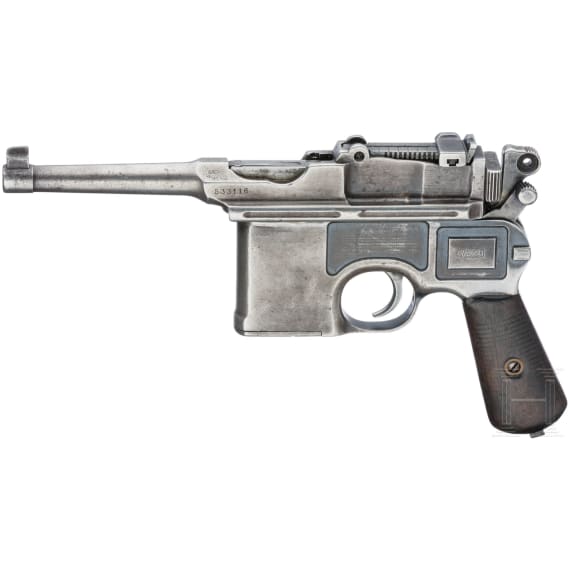 Mauser C 96 Bolo, mit Tasche