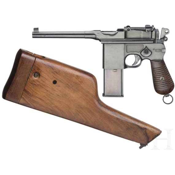 Mauser C 96 Mod. 1932 (Mod. 712), mit Kasten