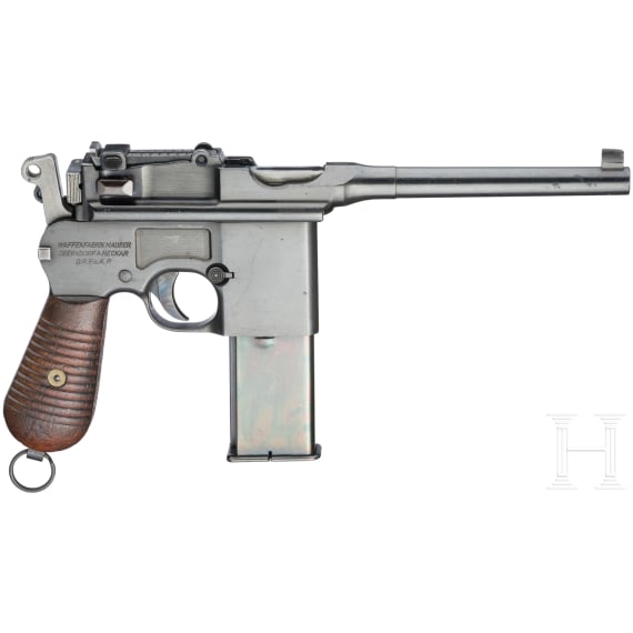 Mauser C 96 Mod. 1932 (Mod. 712), mit Kasten