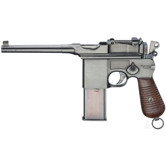 Mauser C 96 Mod. 1932 (Mod. 712), mit Kasten