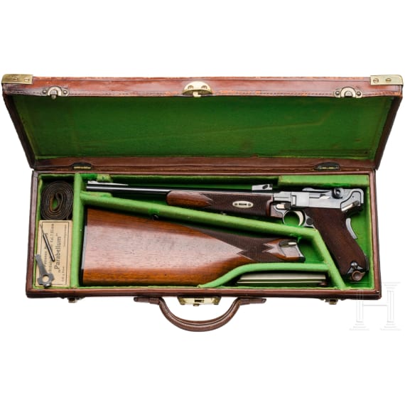 A cased Luger Carbine Mod. 1902 by DWM