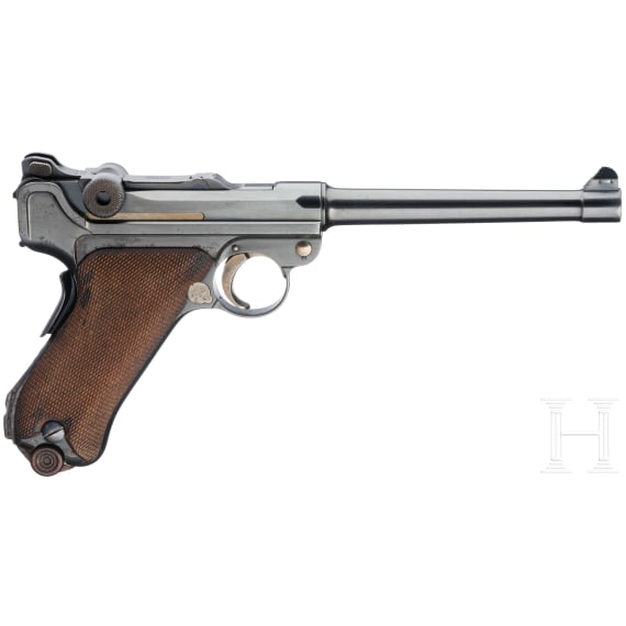 A Luger pistol Mod. 04 (1906) by DWM, with holster