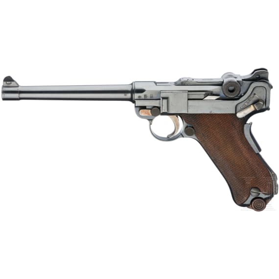 A Luger pistol Mod. 04 (1906) by DWM, with holster