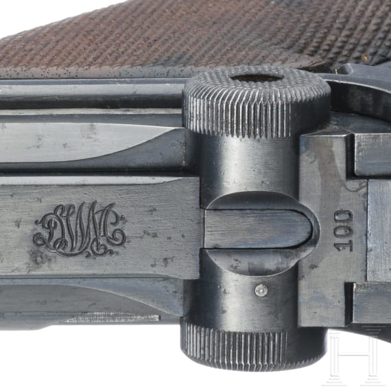 A Luger pistol Mod. 04 (1906) by DWM, 2nd pattern, Reichsmarine