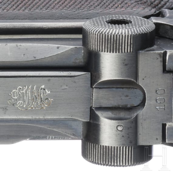 A Luger pistol Mod. 04 (1906) by DWM, Reichsmarine, Torpedo-Division