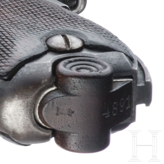 A Luger pistol Mod. 04 (1906) by DWM, Reichsmarine, Torpedo-Division