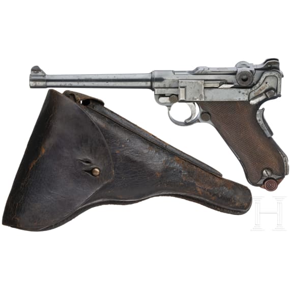 A Navy Luger Mod. 04 (1906) by DWM, submarine division, with holster