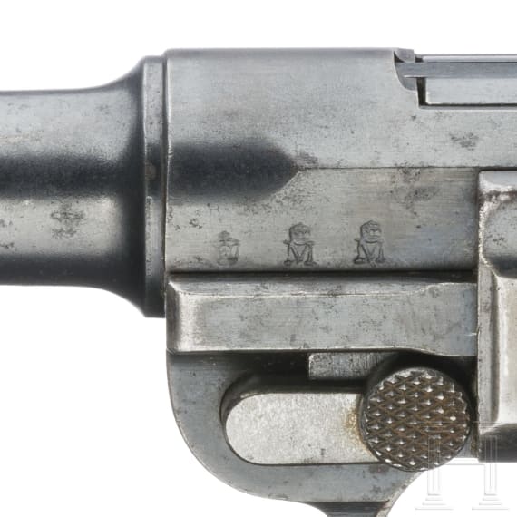 A Navy Luger Mod. 04 (1906) by DWM, submarine division, with holster