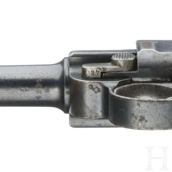 A Navy Luger Mod. 04 (1906) by DWM, submarine division, with holster