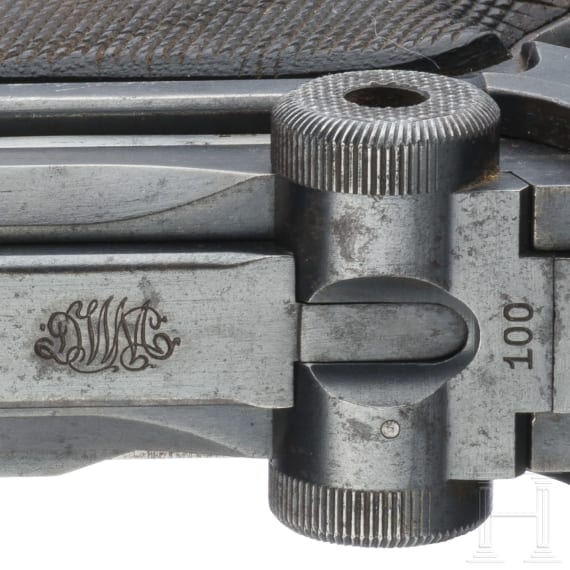 A Navy Luger Mod. 04 (1906) by DWM, submarine division, with holster