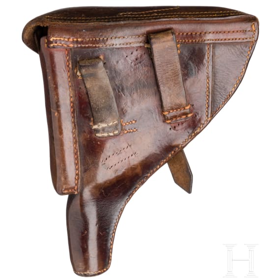 Pistole 08, DWM, "First Issue", mit Koffertasche