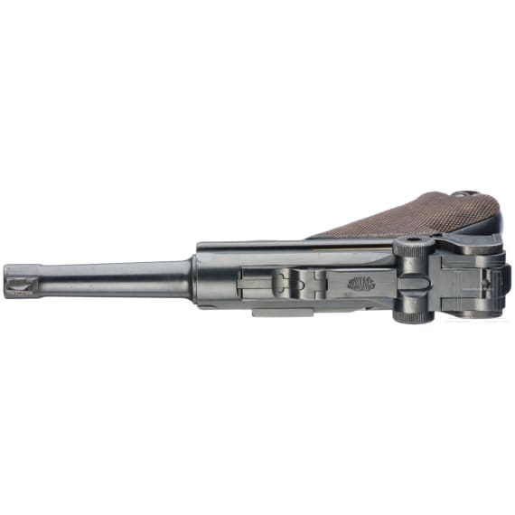 A Luger pistol by DWM, "First Issue", with holster