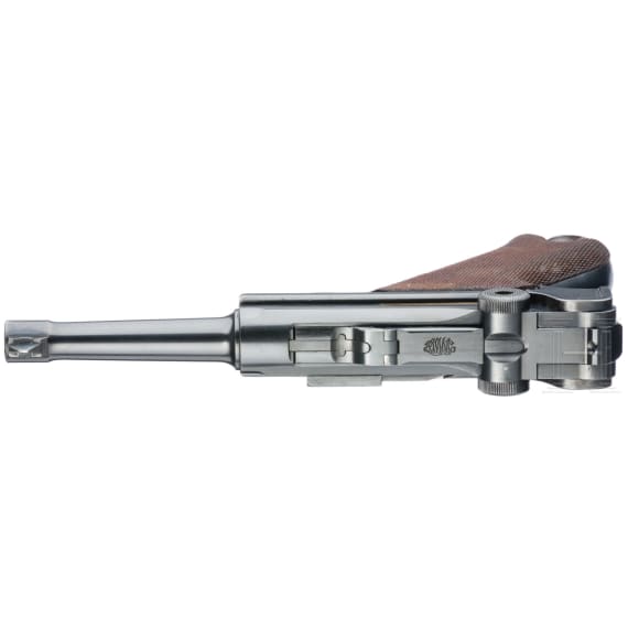 A Luger pistol by DWM, "First Issue", with holster