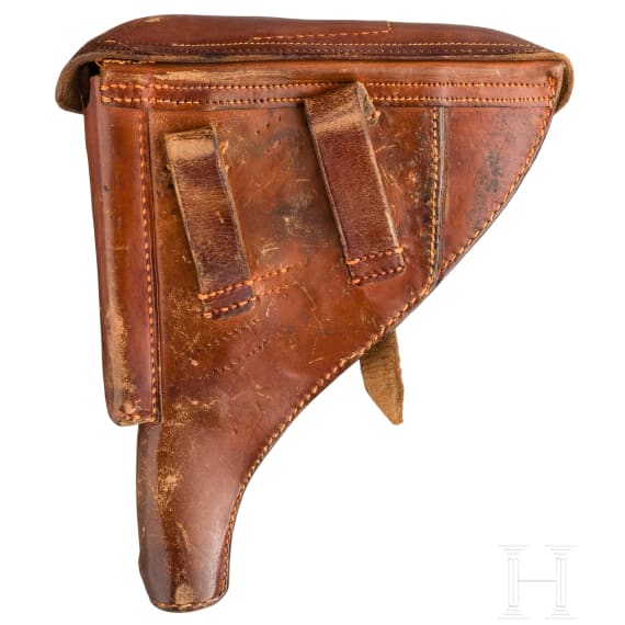 A Luger pistol by DWM, "First Issue", with holster