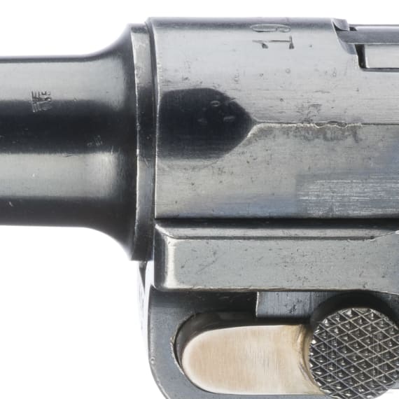 A Luger pistole by DWM, 1911, no hold-open