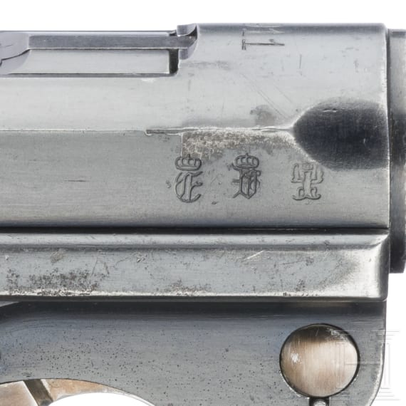 A Luger pistole by DWM, 1911, no hold-open