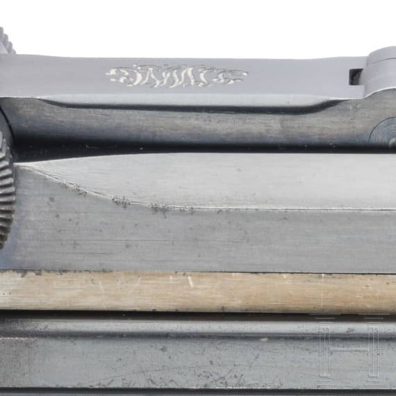 A Luger pistole by DWM, 1911, no hold-open