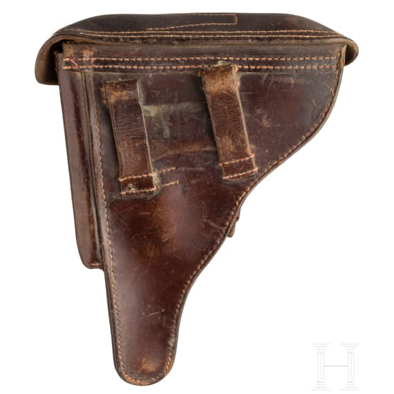 A Luger pistol by DWM, 1911, no hold-open, with holster
